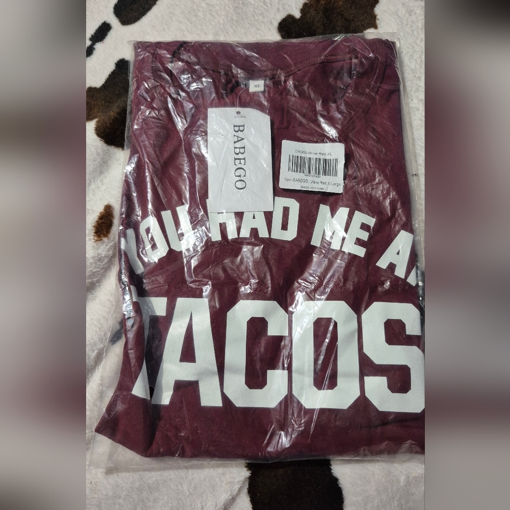 You Had Me At Tacos - Tee - XL